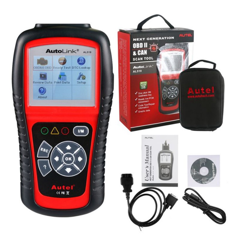 Escáner Automotor Autel Al519 Multimarca Autos Obdll + Can Español