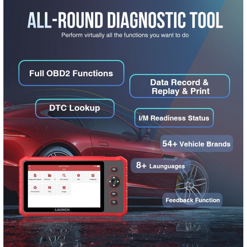 Scanner Automotriz Launch Crp909x Sistemas Completos
