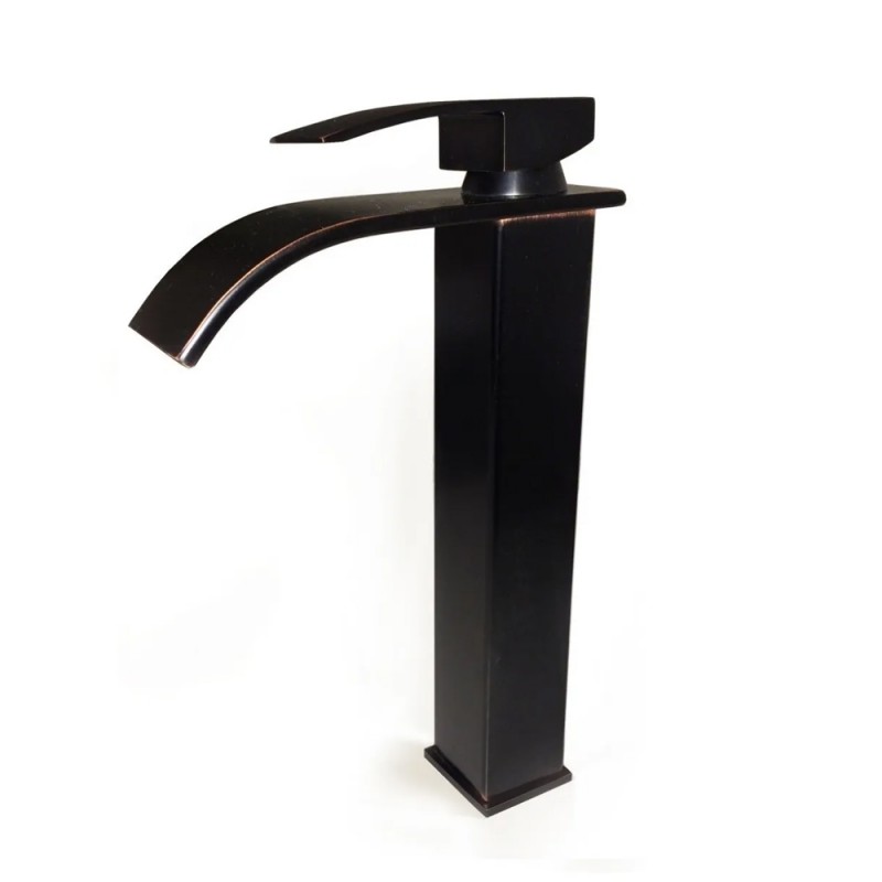 Grifería de lujo para baño cascada negra VISION VS modelo 10175